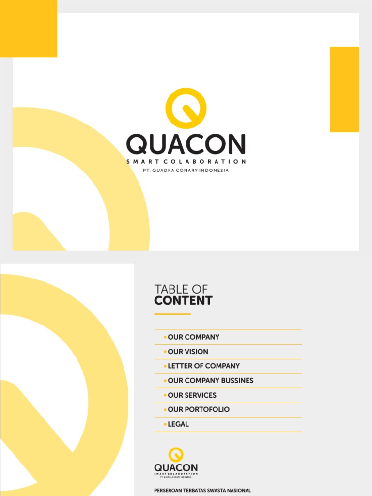Profil Perusahaan Quacon Indonesia | PDF | Bisnis