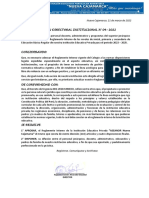 Reglamento Interno Escolar 2020 - 2025 Nueva Cajamarca