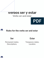 Verb Ser and Estar