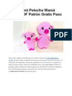 Amigurumi Peluche Mama Cerdo PDF Patron Gratis Paso A Paso