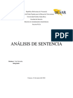 Segunda Setencia Lista