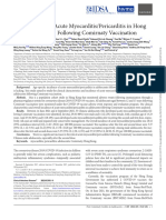 Epidemiology of Acute Myocarditis Pericarditis in Hong