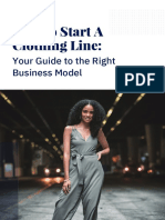 How to Start a Clothing Line: The Right Business Model