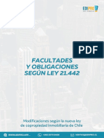 Facultades y Obligaciones Según Ley 21.442