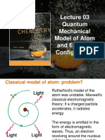 Lecture - 03 - Quantum Mechanical Model of Atom and Electron Configurations