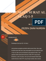 Kandungan Surat Al ALAQ 1-5: Zezen Zaini Nurdin
