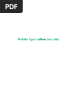 Mobile Application Security