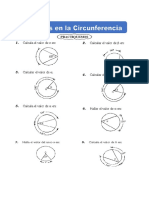 Ejercicios de Angulos en La Circunferencia