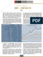 Reporte de Comercio Bilateral Perú - Mexico