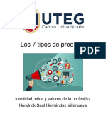 Los 7 Tipos de Producto