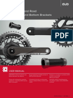 Dub MTB and Road Cranksets and Bottom Brackets User Manual Eeu