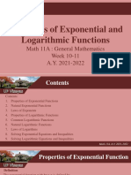 06 Properties of Exponential and Logarithmic Funcs