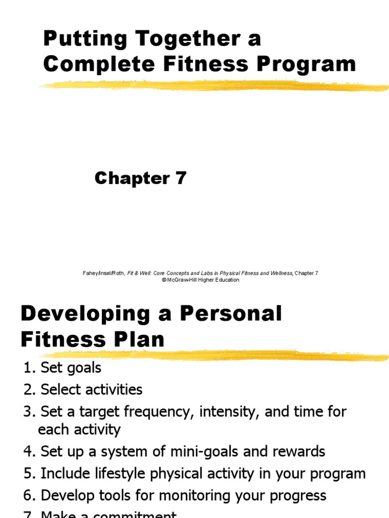 chap07.ppt-EXERCISE GUIDELINES FOR LIFE STAGES | PDF | Physical Fitness ...