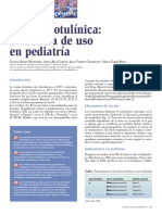 Toxina Botulnica Evidencia Uso en Pediatria