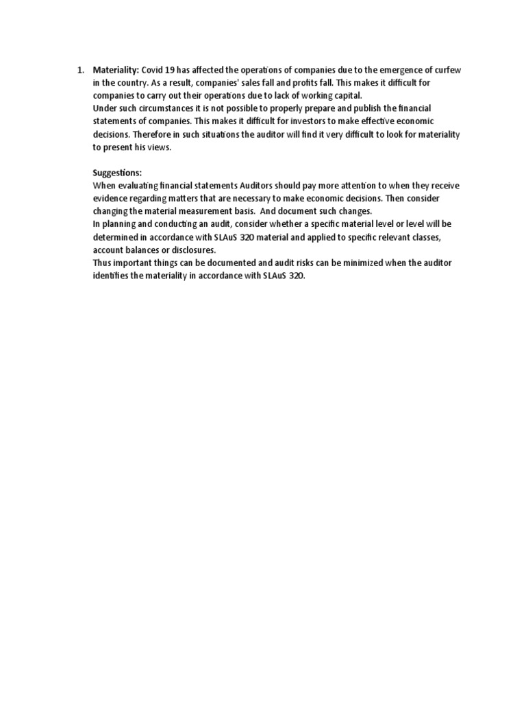 Materiality | PDF