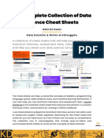 KDnuggets The Complete Collection of Data Science Cheatsheets