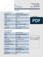 Cover Specification: Product Data