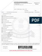 Indian Income Tax Return Acknowledgement Form ITR-4