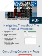 Excel Hotkeys & Shortcuts Cheat Sheet