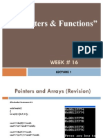 Pointers & Functions