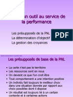 La PNL Un Outil Au Service de La Performance