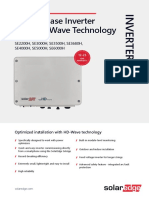 Single Phase Inverter With HD-Wave Technology: SE2200H, SE3000H, SE3500H, SE3680H, SE4000H, SE5000H, SE6000H