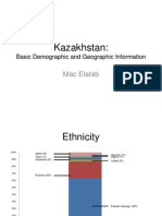 Kazakhstan Basic Demographic and Geographic Data