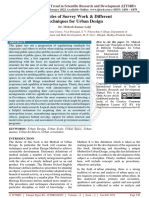 Principles of Survey Work and Different Techniques For Urban Design