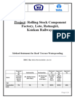 Method Statement For Roof Water Proofing
