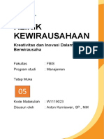 Modul Klinik Kewirausahaan Ke-5