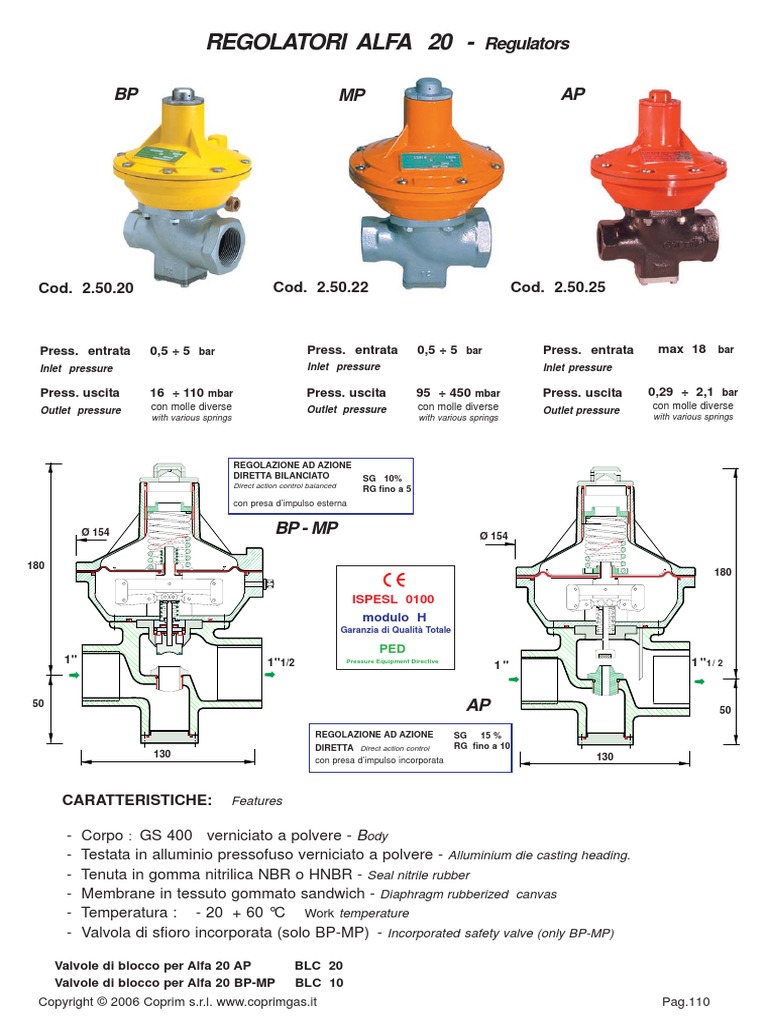07.HP Regulator ALFA AP20 | PDF
