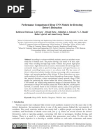 Performance Comparison of Deep CNN Models For Dete