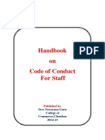 Code of Conduct For Staff