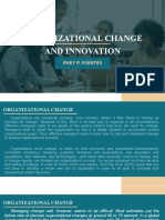 Organizational Change and Innovation: Rhey P. Fuentes