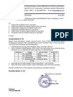 Surat Pemberitahuan Pelaksanaan Akreditasi Tahap II Gel 1,2&3 Tahun 2022