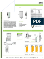 Technical Specification - Somfy Dry Contact RTS Transmitter