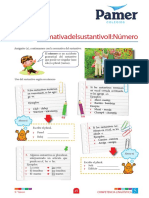 CL P 5to Grado S5 Normativa Del Sustantivo I Numero