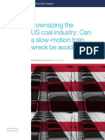 Downsizing The US Coal Industry: Can A Slow-Motion Train Wreck Be Avoided?