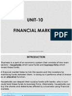 'Unit-10 Financial Markets'