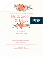 Wedding Reception Invitation-WPS Office