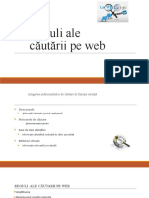 Reguli Ale Căutării Pe Web