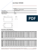 12V 12Ah Sealed Lead-Acid Battery Product Sheet