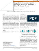 Large Strain Viscoelastic Material