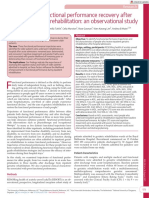 Trajectories of Functional Performance Recovery After Inpatient Geriatric Rehabilitation - An Observational Study