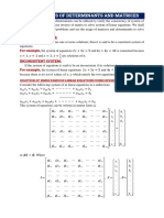 Application of Determinants