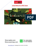 Biodiversity Notes For UPSC Exam