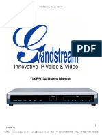 Grandstream Gxe502x Manual