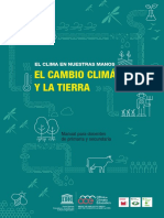 Climate Change and Cambio Climatico y La Tierra Manual Docente OCE