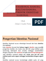 Identitas Nasional Bangsa, Intagralitas Bangsa, Karakteristik Identitas