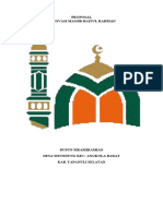 Proposal Renovasi Masjid Baitul Rahman